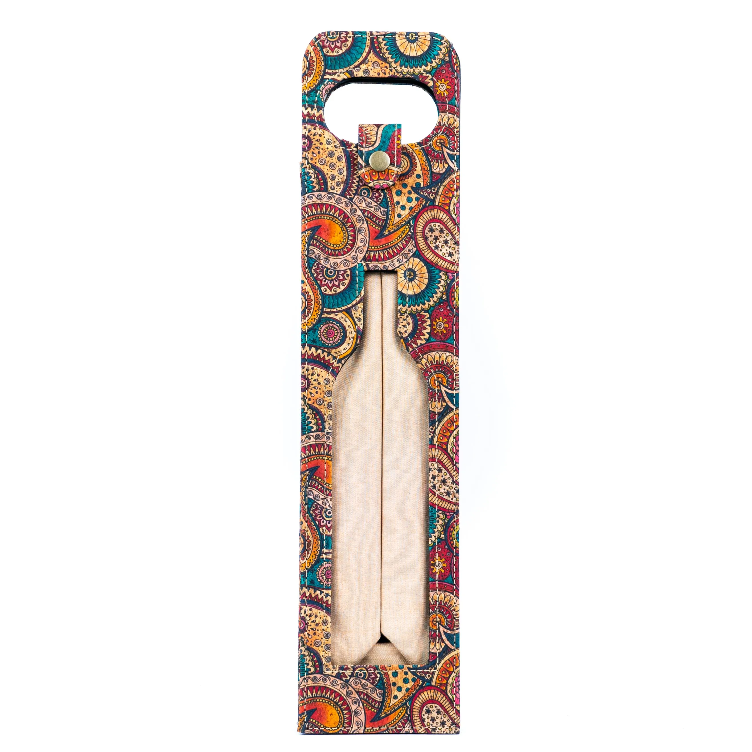 Natural Cork Wine Carrier and Gift Bag L-1069