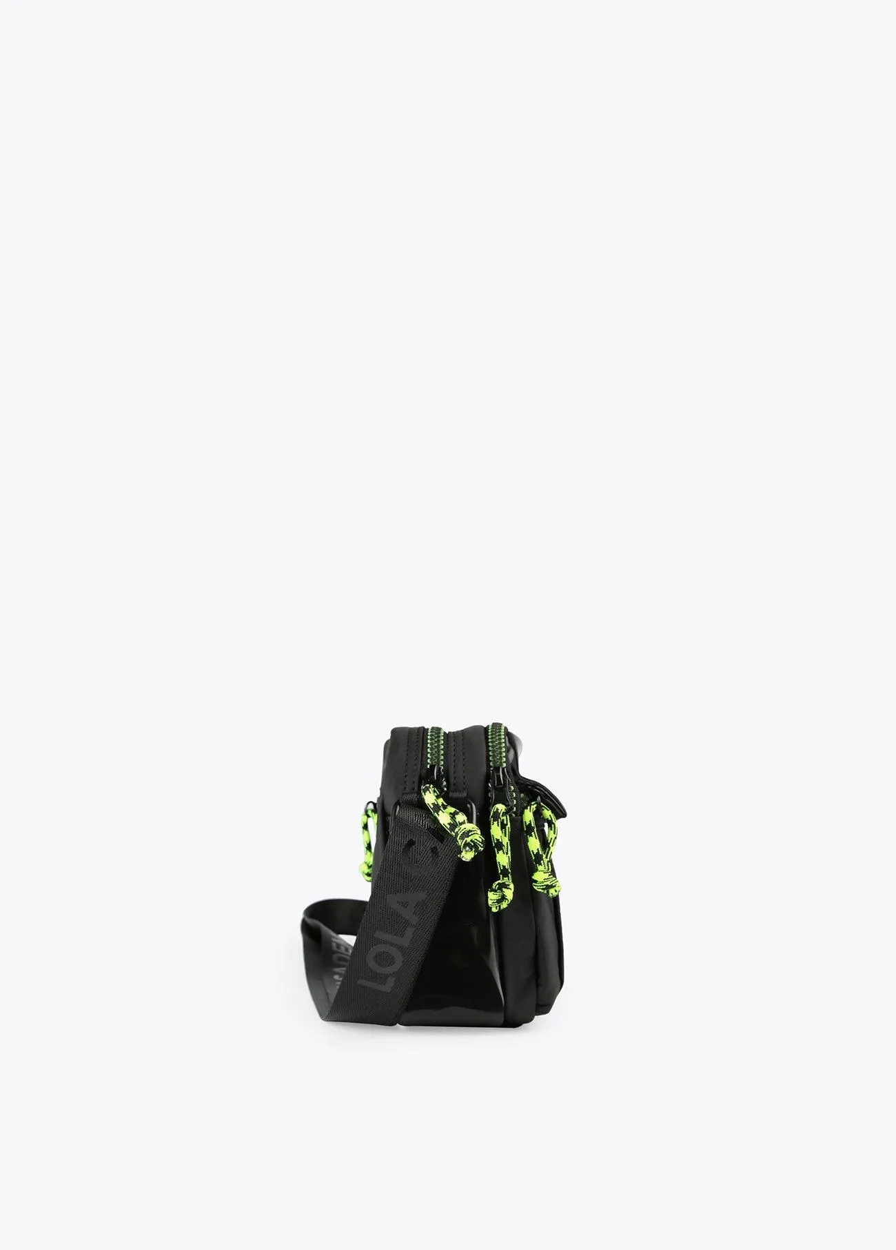 Neon logo crossbody bag