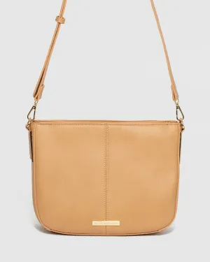 Nude Melissa Saddle Bag