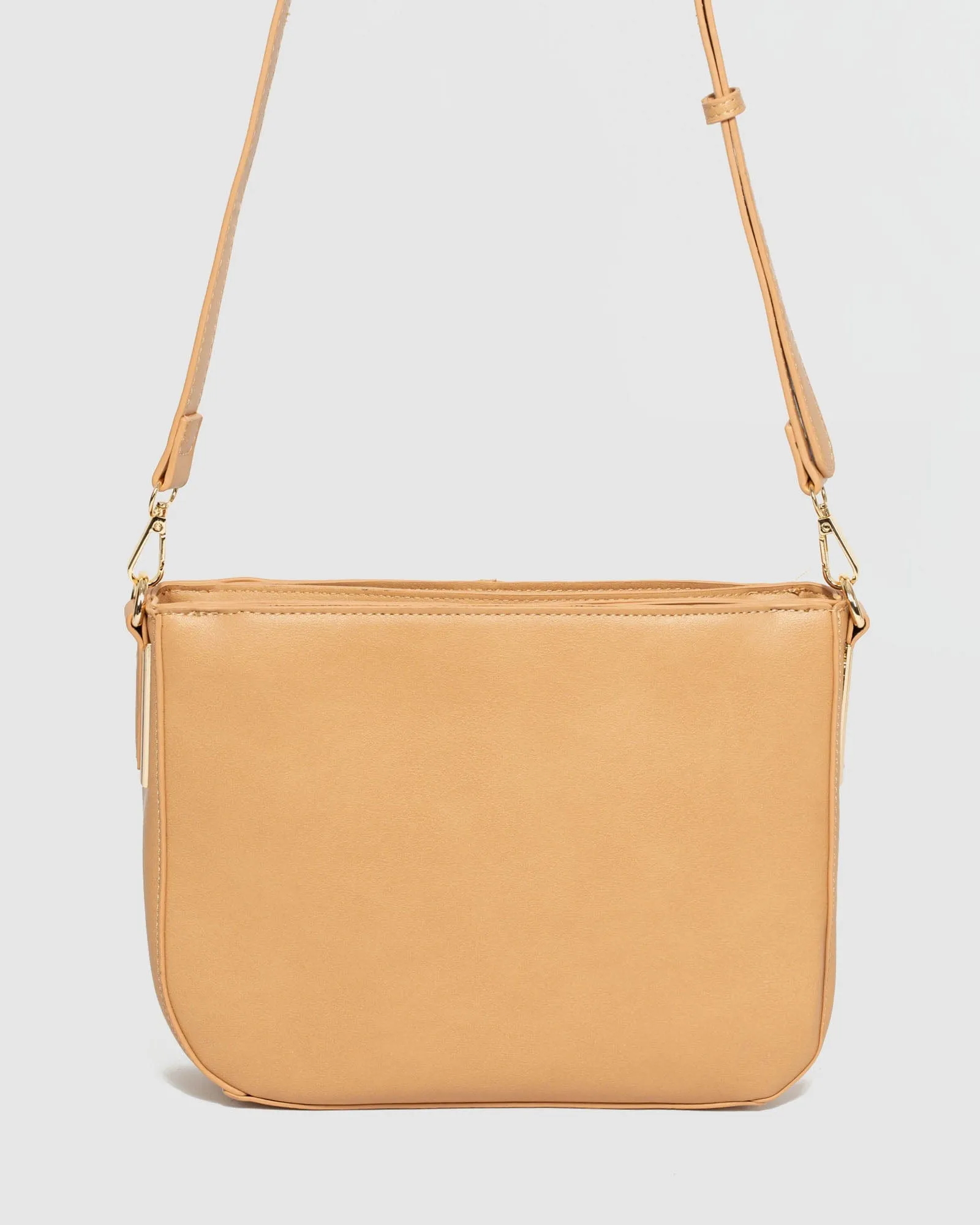 Nude Melissa Saddle Bag