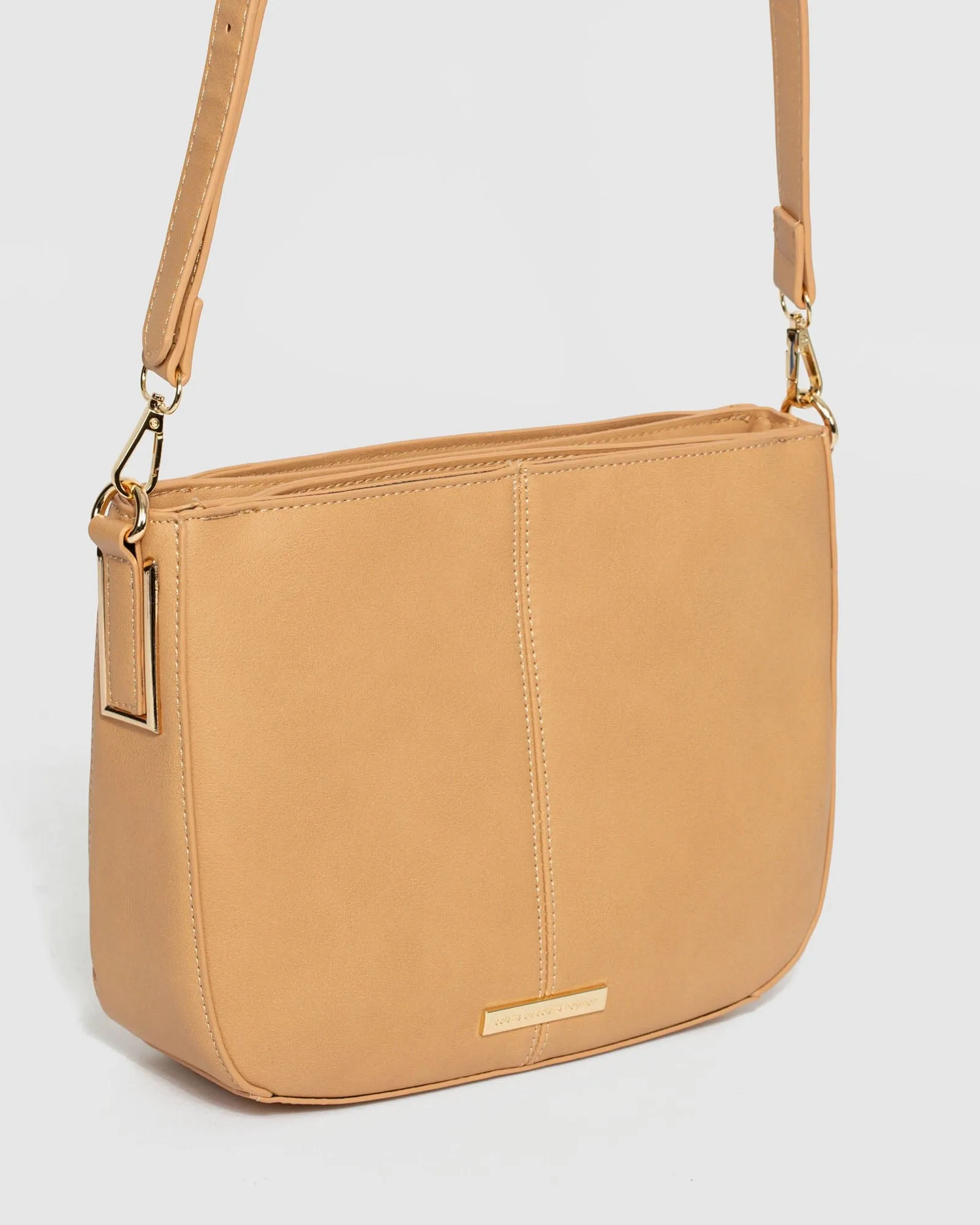 Nude Melissa Saddle Bag