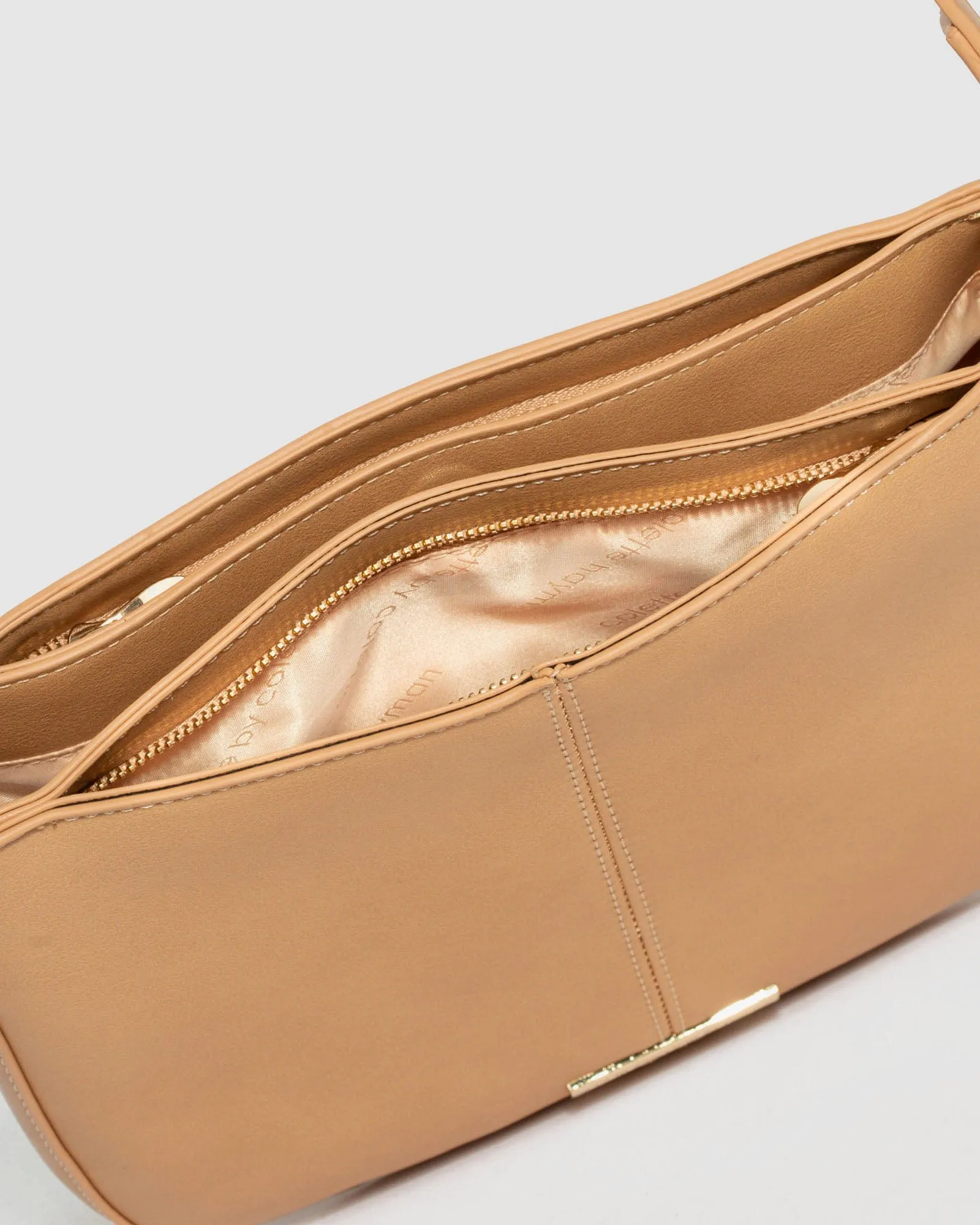 Nude Melissa Saddle Bag