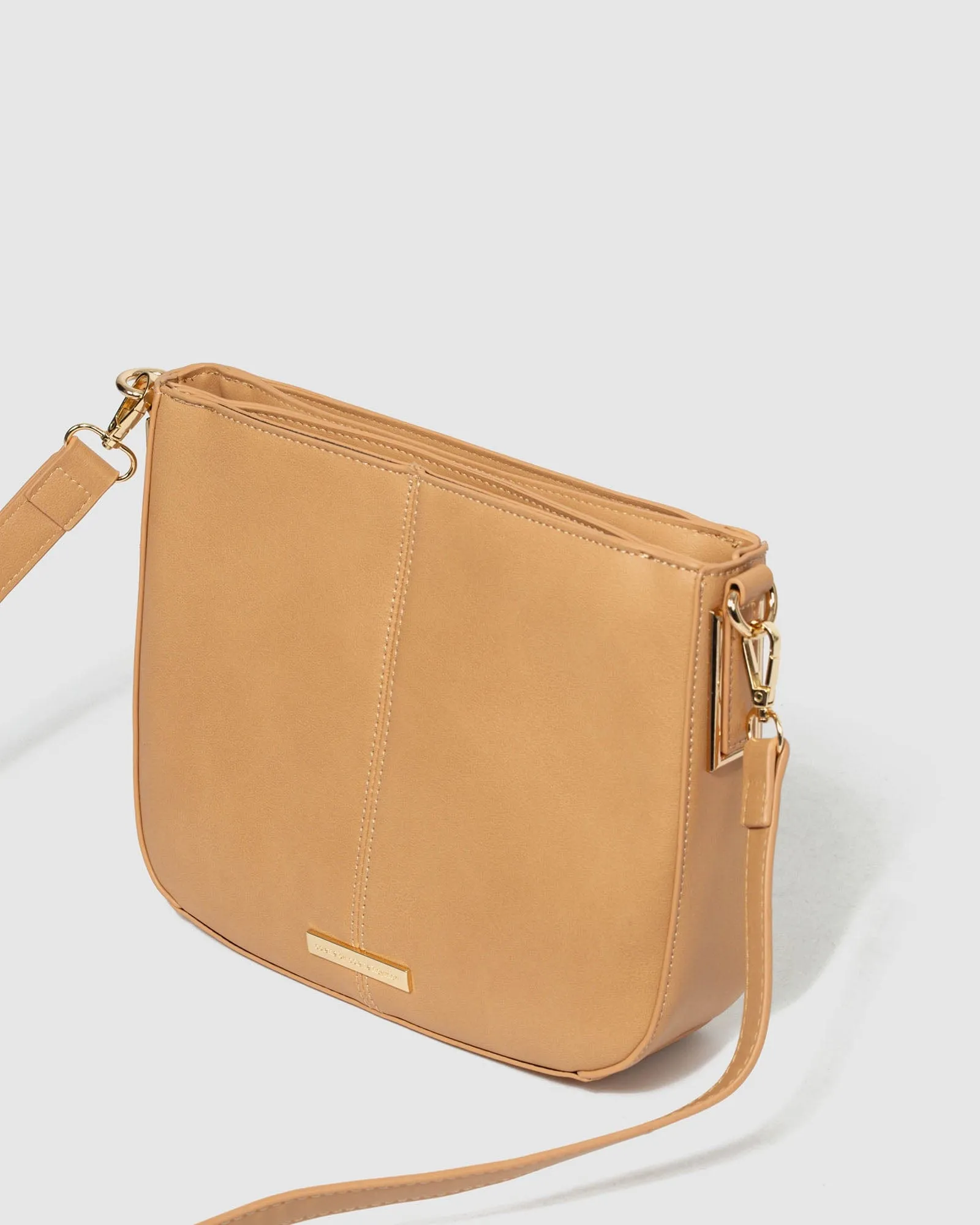 Nude Melissa Saddle Bag