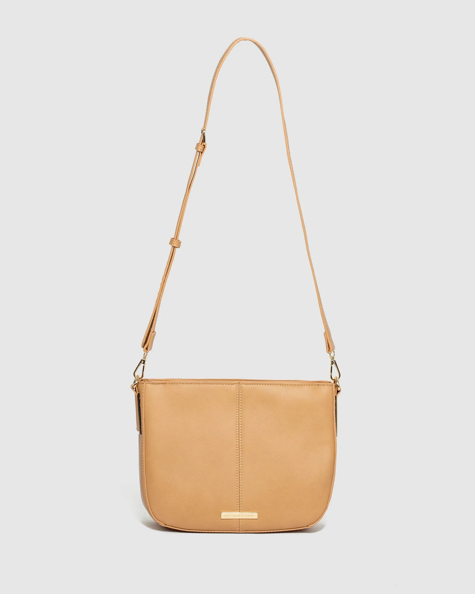 Nude Melissa Saddle Bag