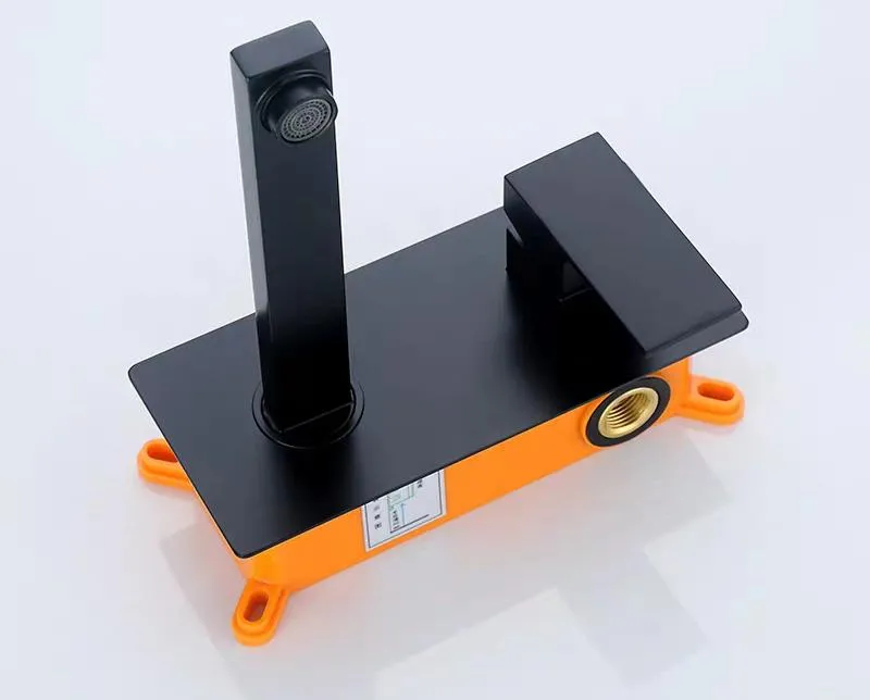 Odell - Luxurious Matte Black Wall Mounted Bathroom Faucet