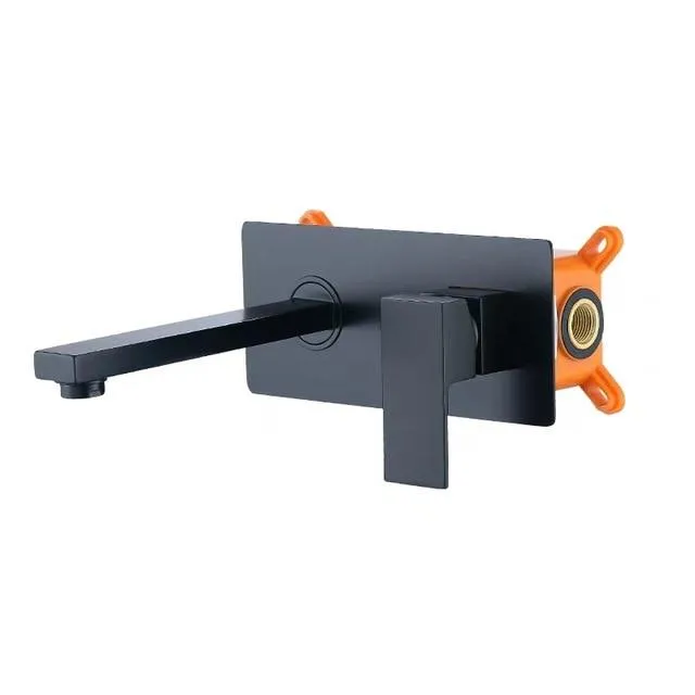 Odell - Luxurious Matte Black Wall Mounted Bathroom Faucet