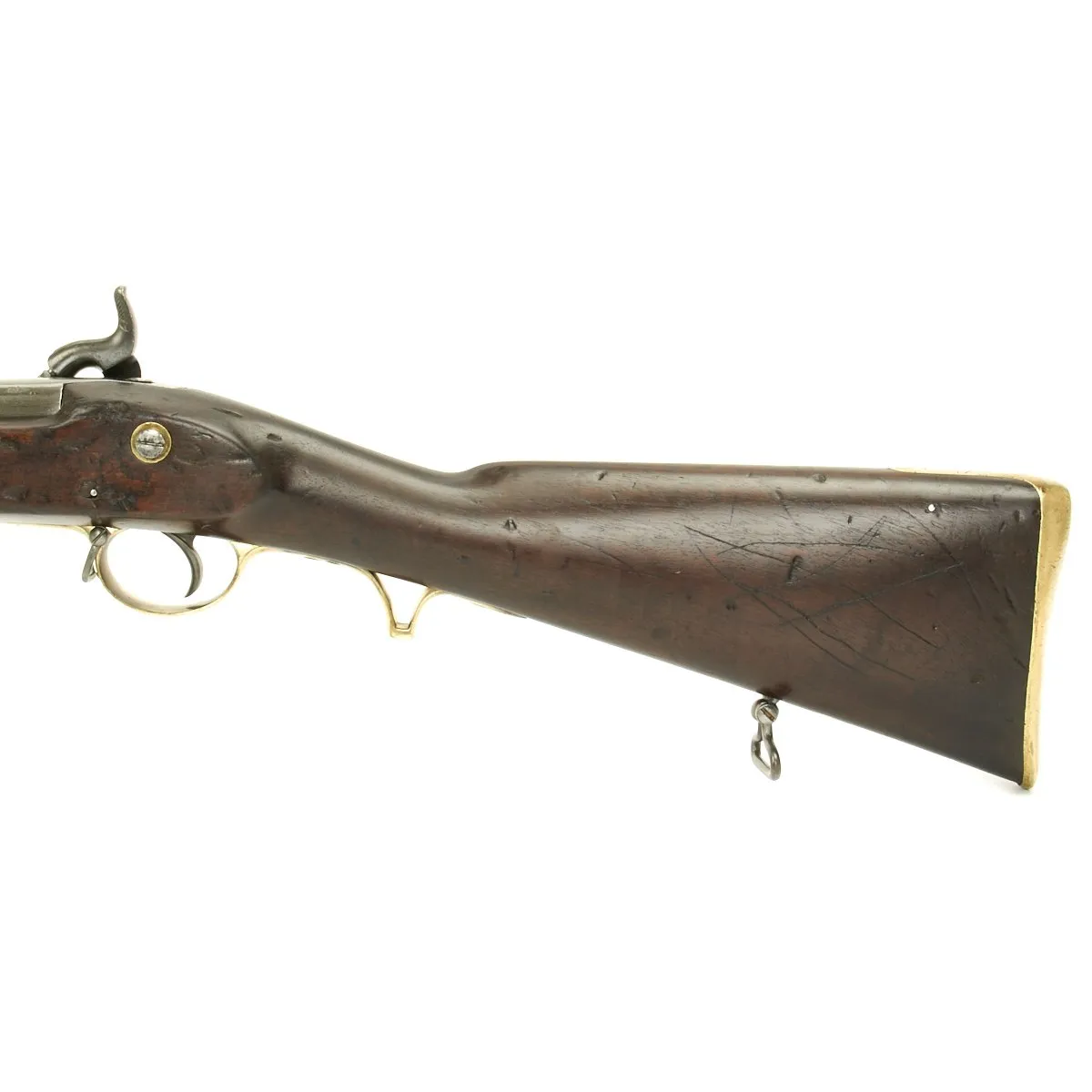 Original British East India Company Sappers & Miners Short Musket with Sword Bayonet and Scabbard