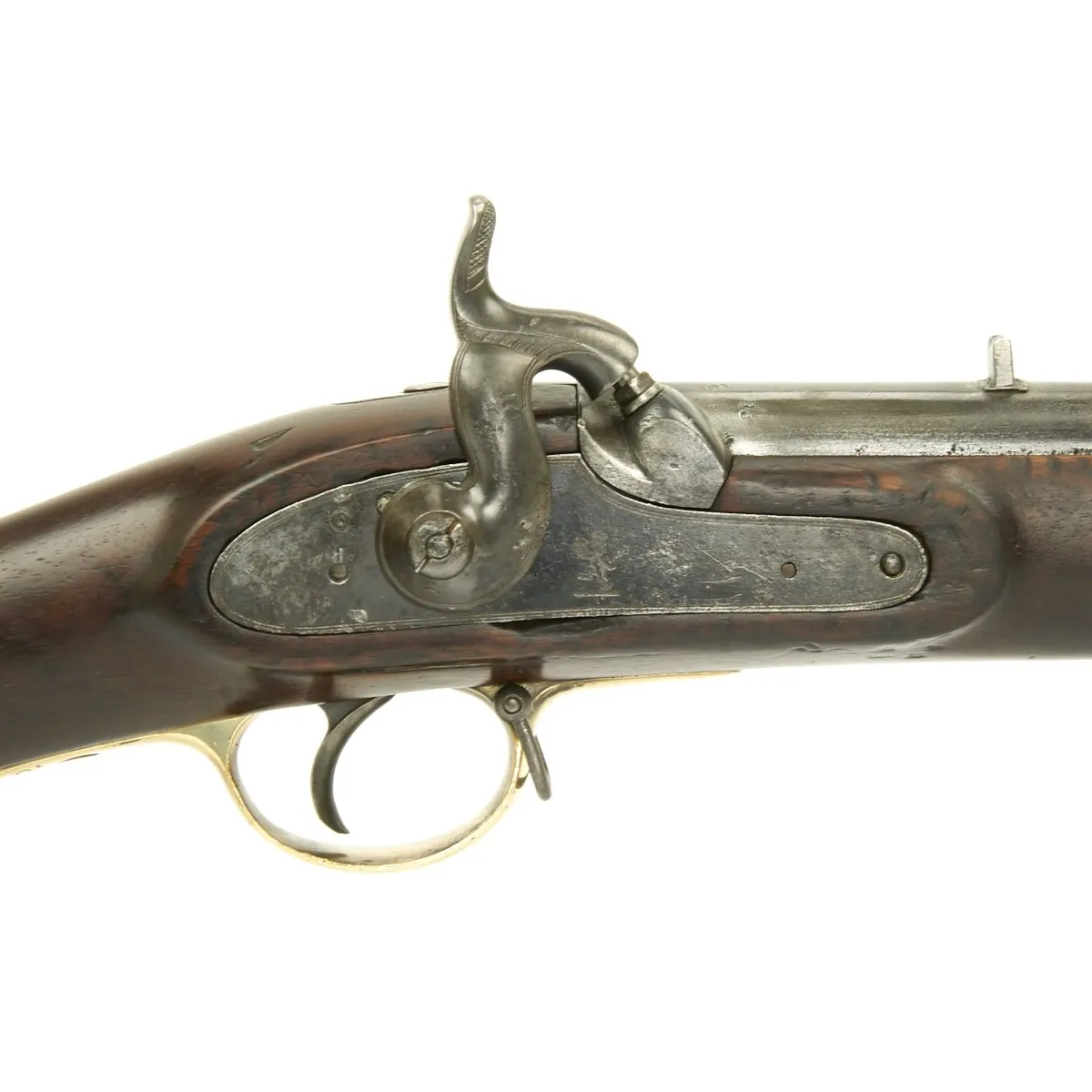 Original British East India Company Sappers & Miners Short Musket with Sword Bayonet and Scabbard