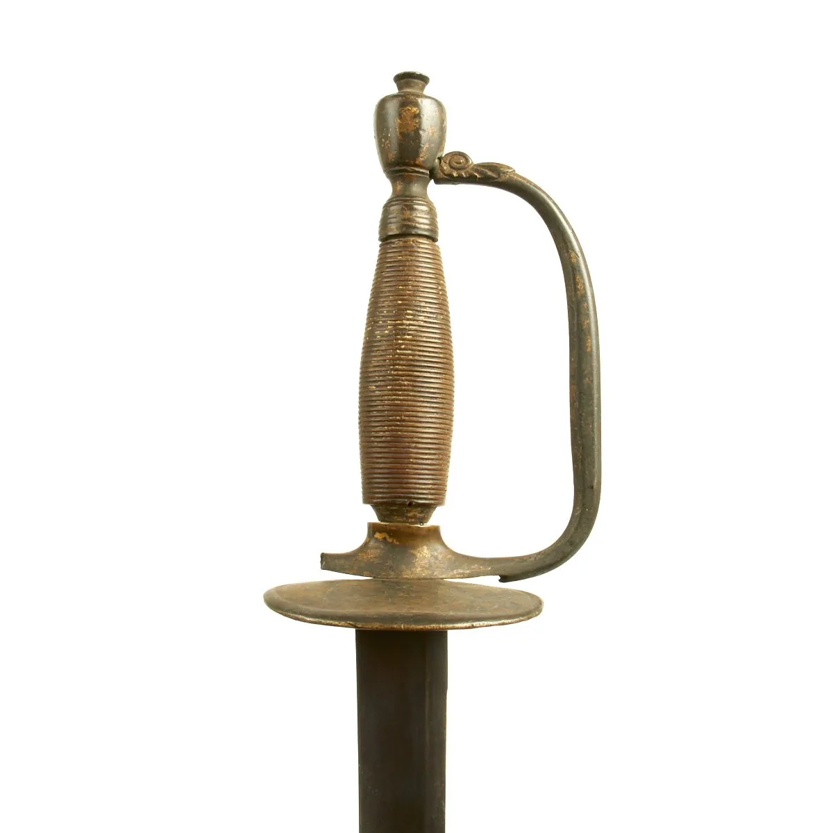 Original British Napoleonic P-1796 Infantry Officer's Sword with Scabbard - Found Near Waterloo