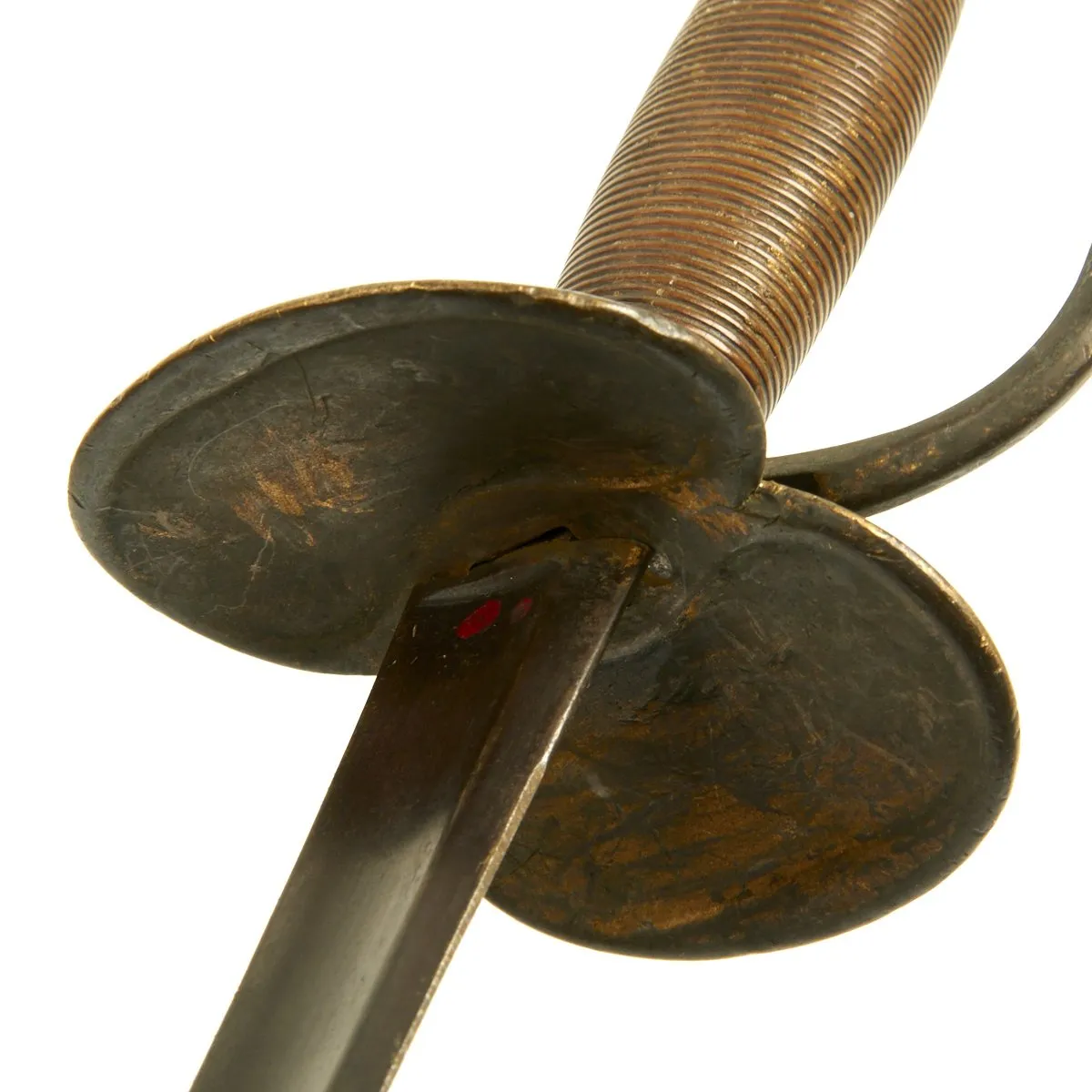 Original British Napoleonic P-1796 Infantry Officer's Sword with Scabbard - Found Near Waterloo