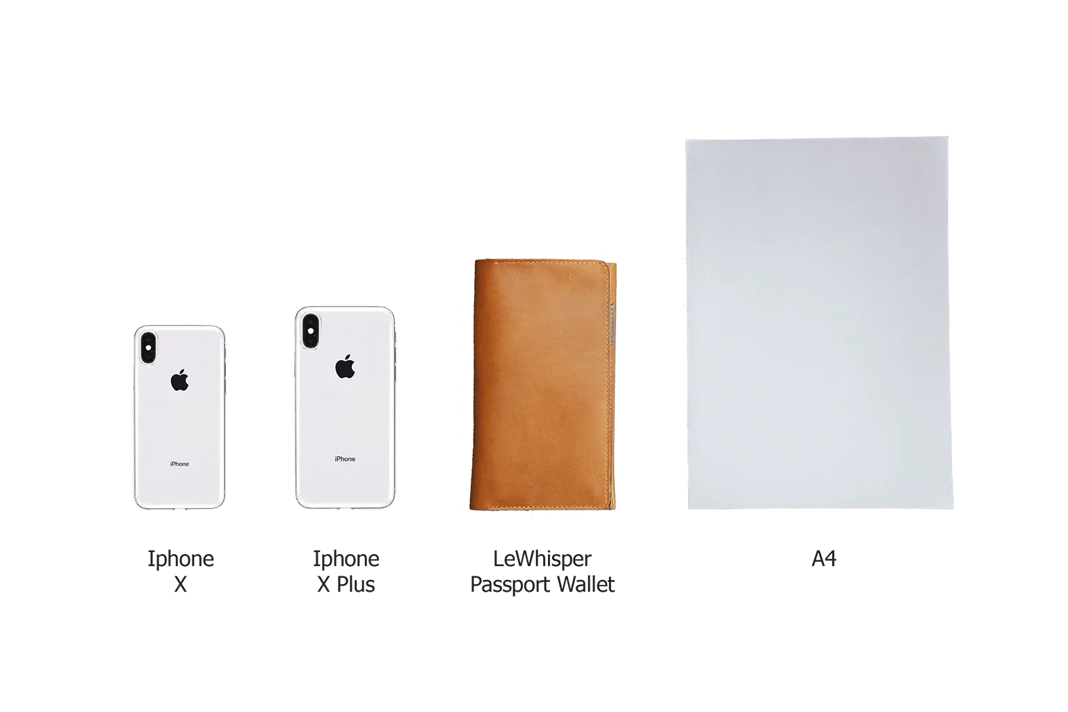 PASSPORT WALLET - toffee/grey