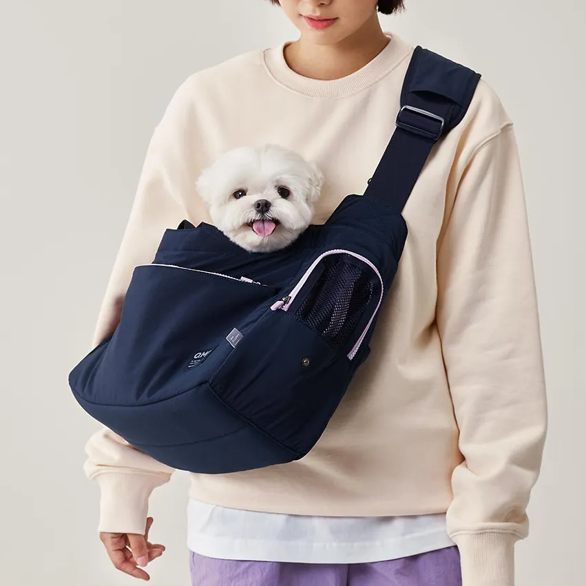 Pet Tote Carrier Bag - Navy