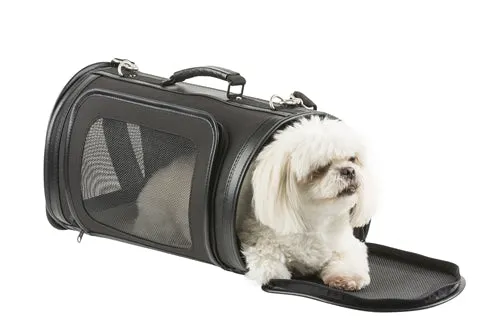 Petote Kelle Bag Airline Approved Dog Carrier - Black