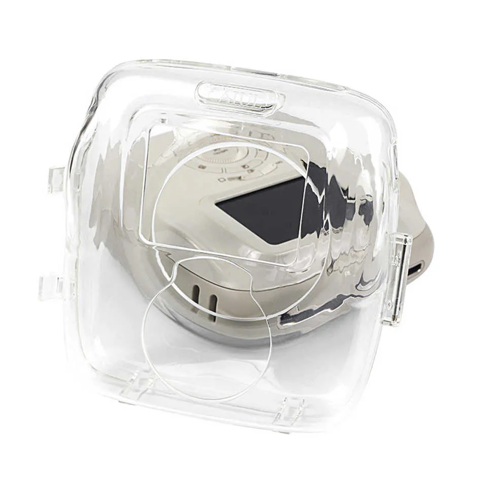 Pikxi CSQ20 Fujifilm Instax Square SQ20 Instant Camera Clear Transparent Case White