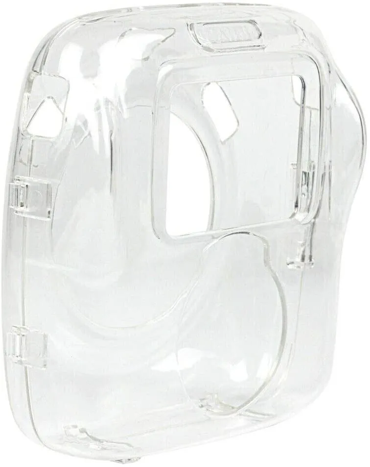 Pikxi CSQ20 Fujifilm Instax Square SQ20 Instant Camera Clear Transparent Case White
