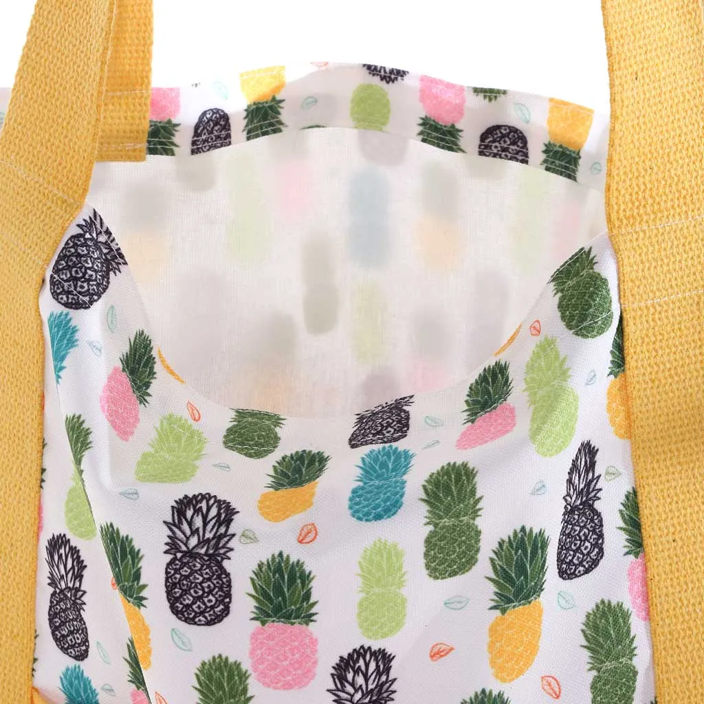 Pineapple Canvas Tote Bag