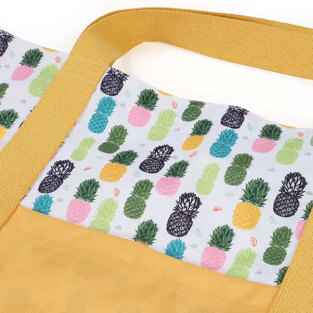 Pineapple Canvas Tote Bag