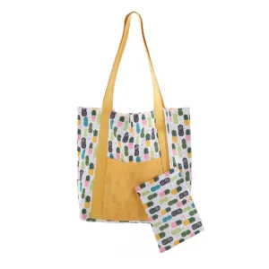 Pineapple Canvas Tote Bag