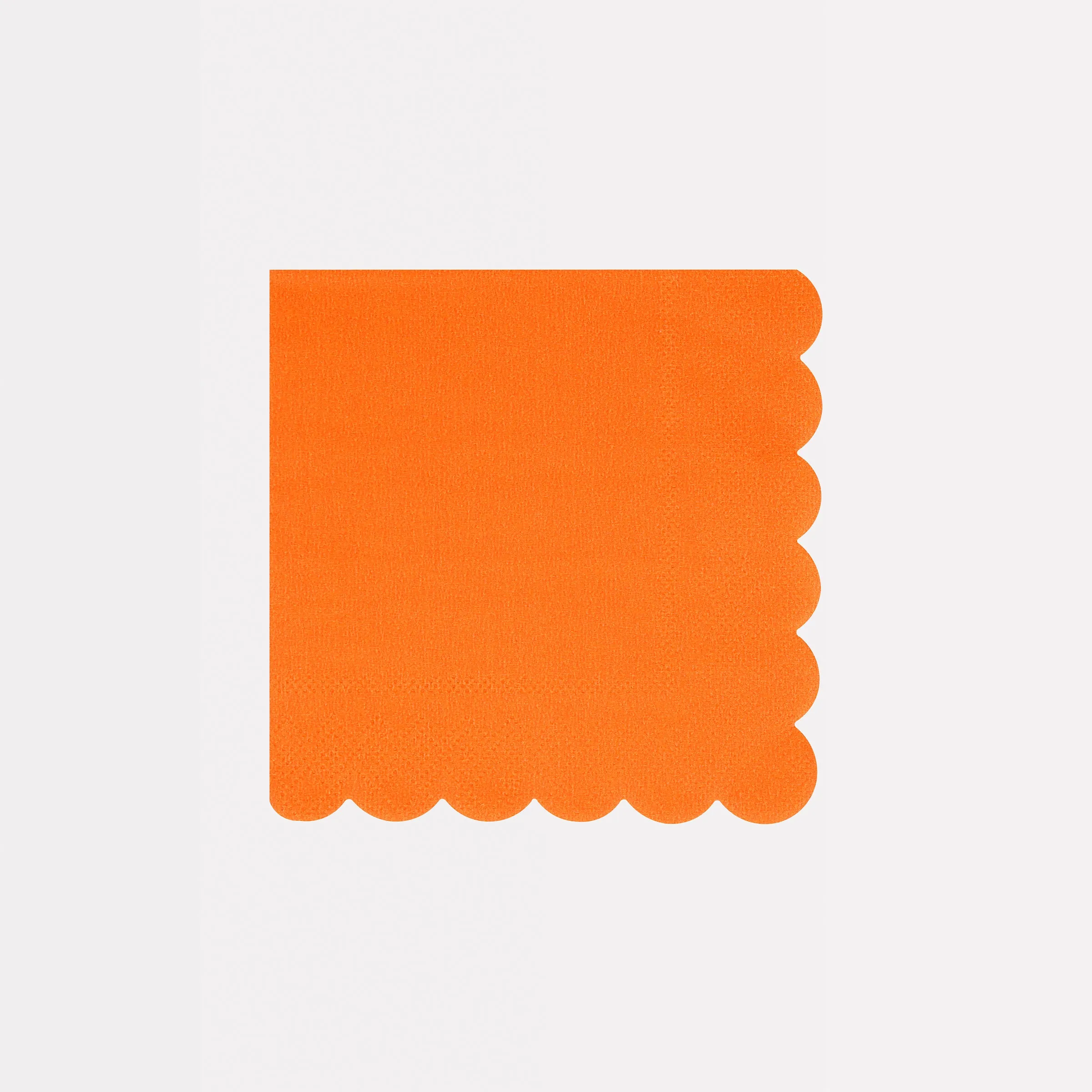Pumpkin Orange Small Napkins (x 16)