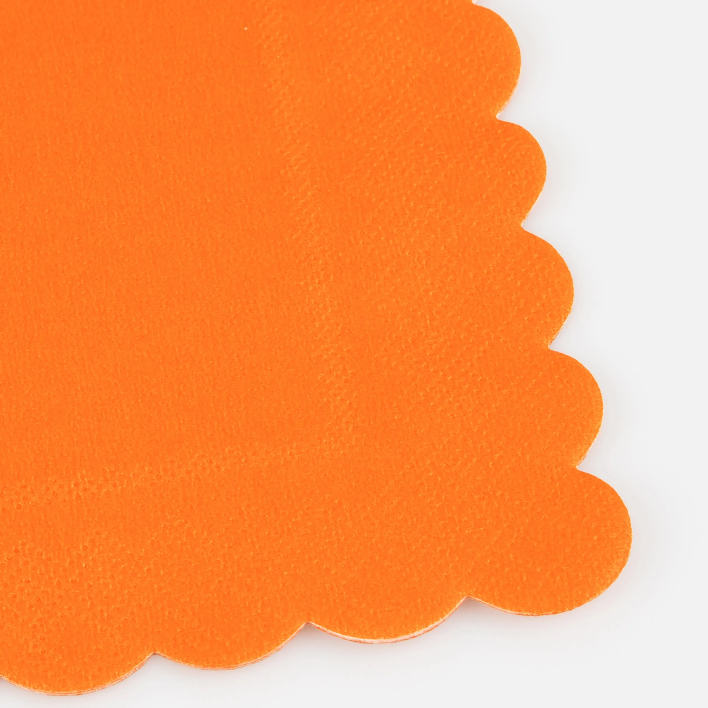 Pumpkin Orange Small Napkins (x 16)