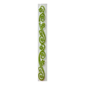 Queen & Co 12" Self-Adhesive Felt Fusion - Flower Vine - Green*