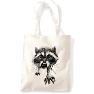 Racoon tote bag