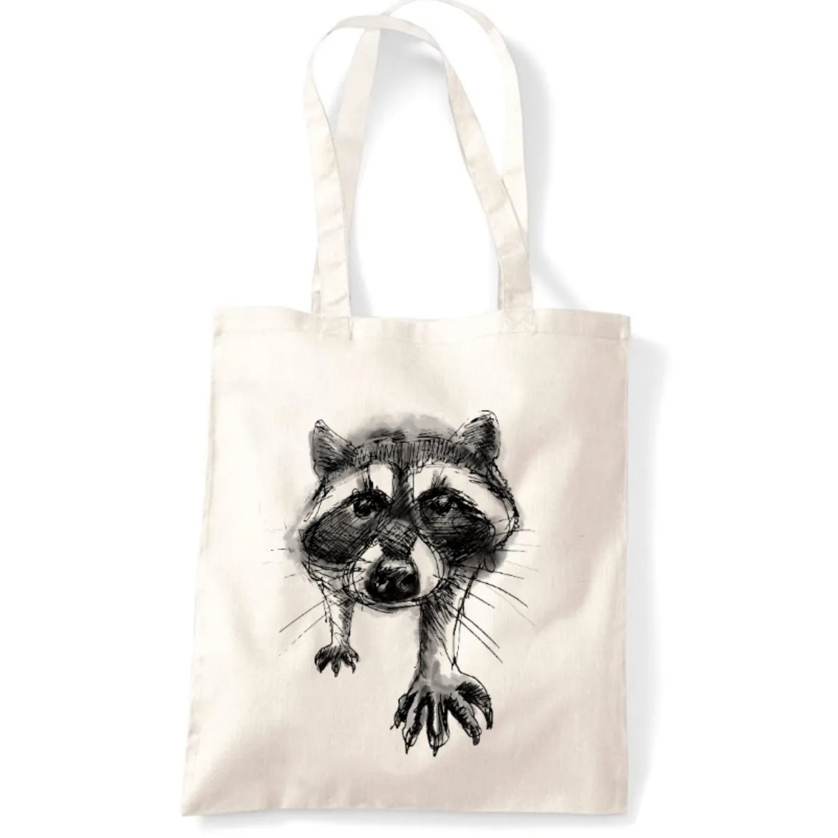 Racoon tote bag
