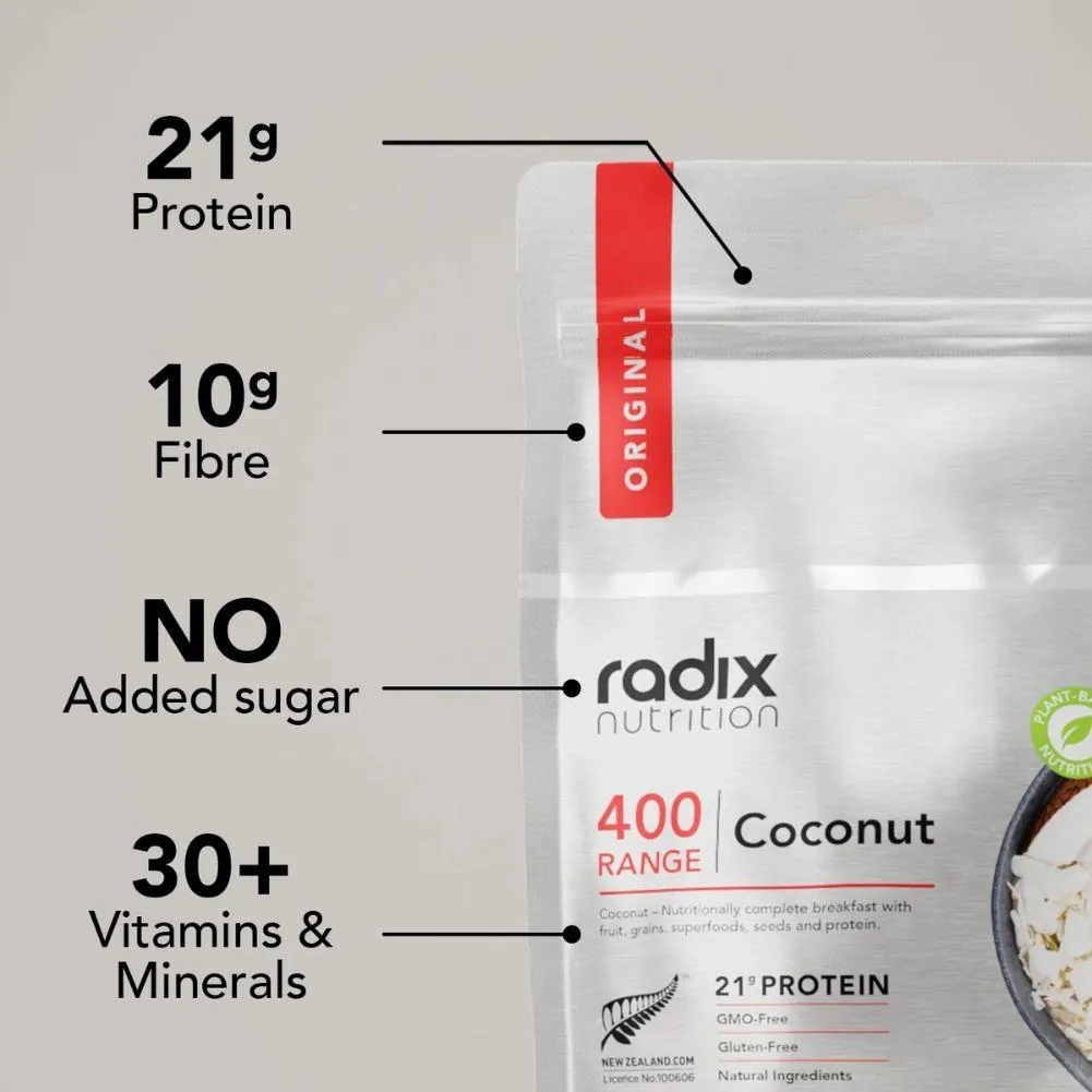 Radix Nutrition Original Breakfast v9.0 - 400Kcal (Coconut)