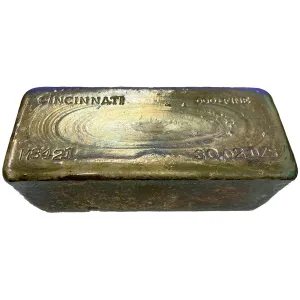 Rare Cincinnati Gold & Silver Refining Co. 30.02toz .999 Silver Bar