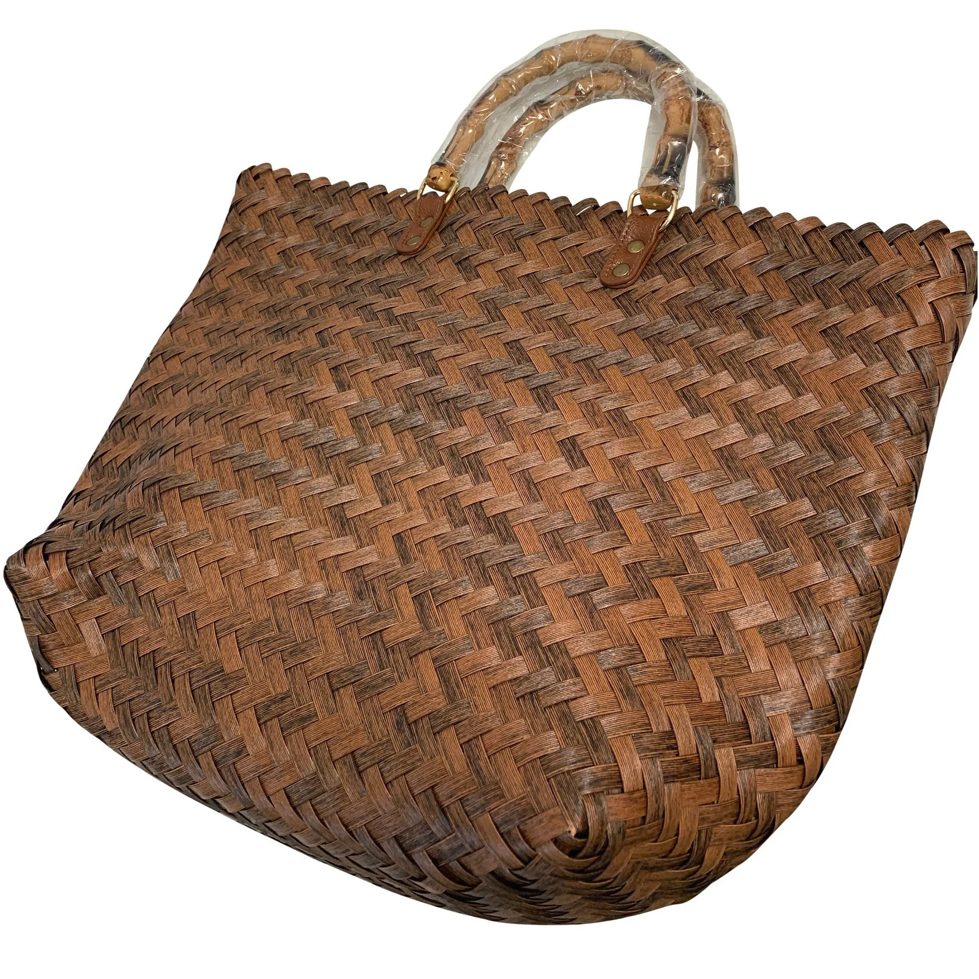 Rattan Bag Straw Boho Bali Bag Wicker Basket Bag Handwoven Tote Eco Friendly Bag #9