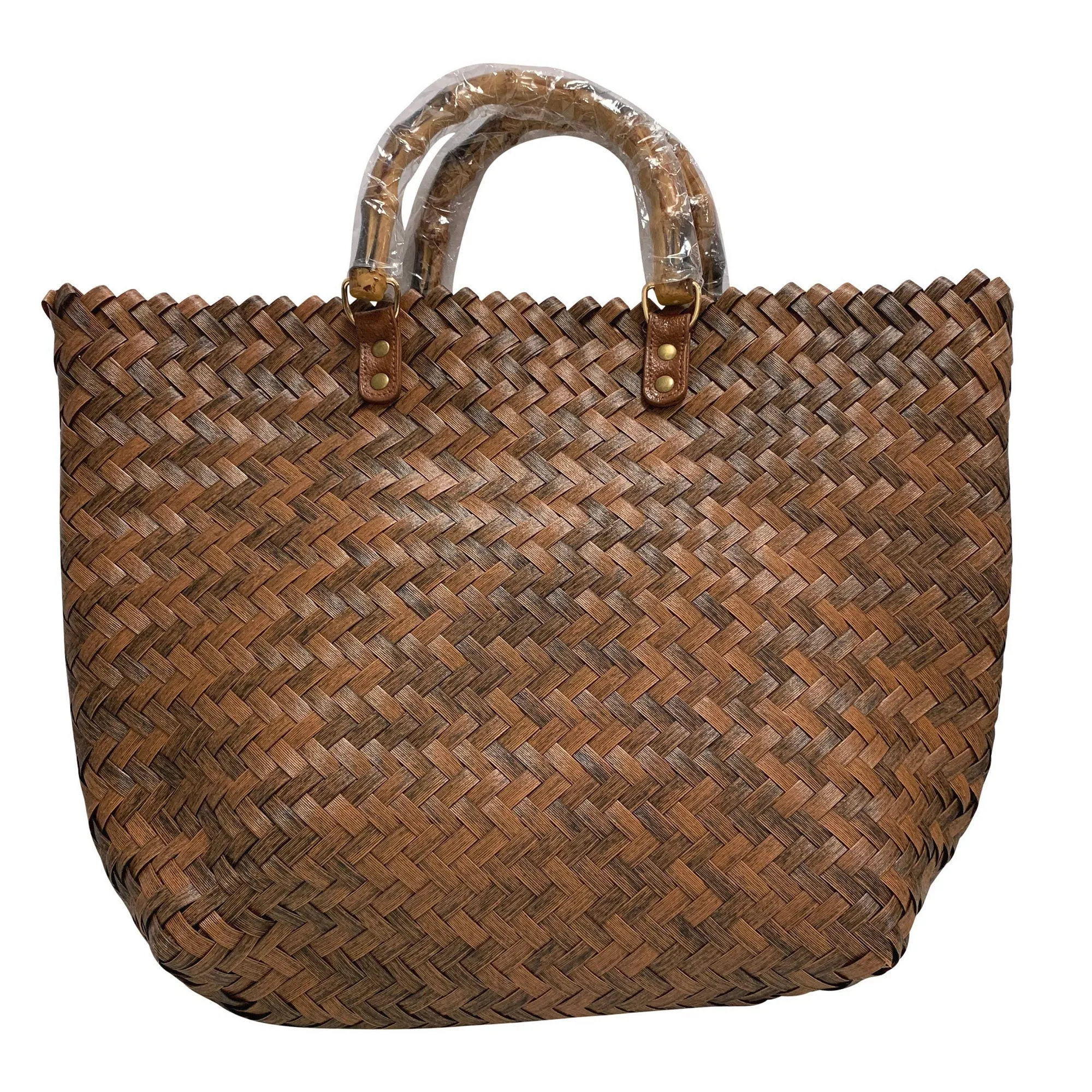 Rattan Bag Straw Boho Bali Bag Wicker Basket Bag Handwoven Tote Eco Friendly Bag #9