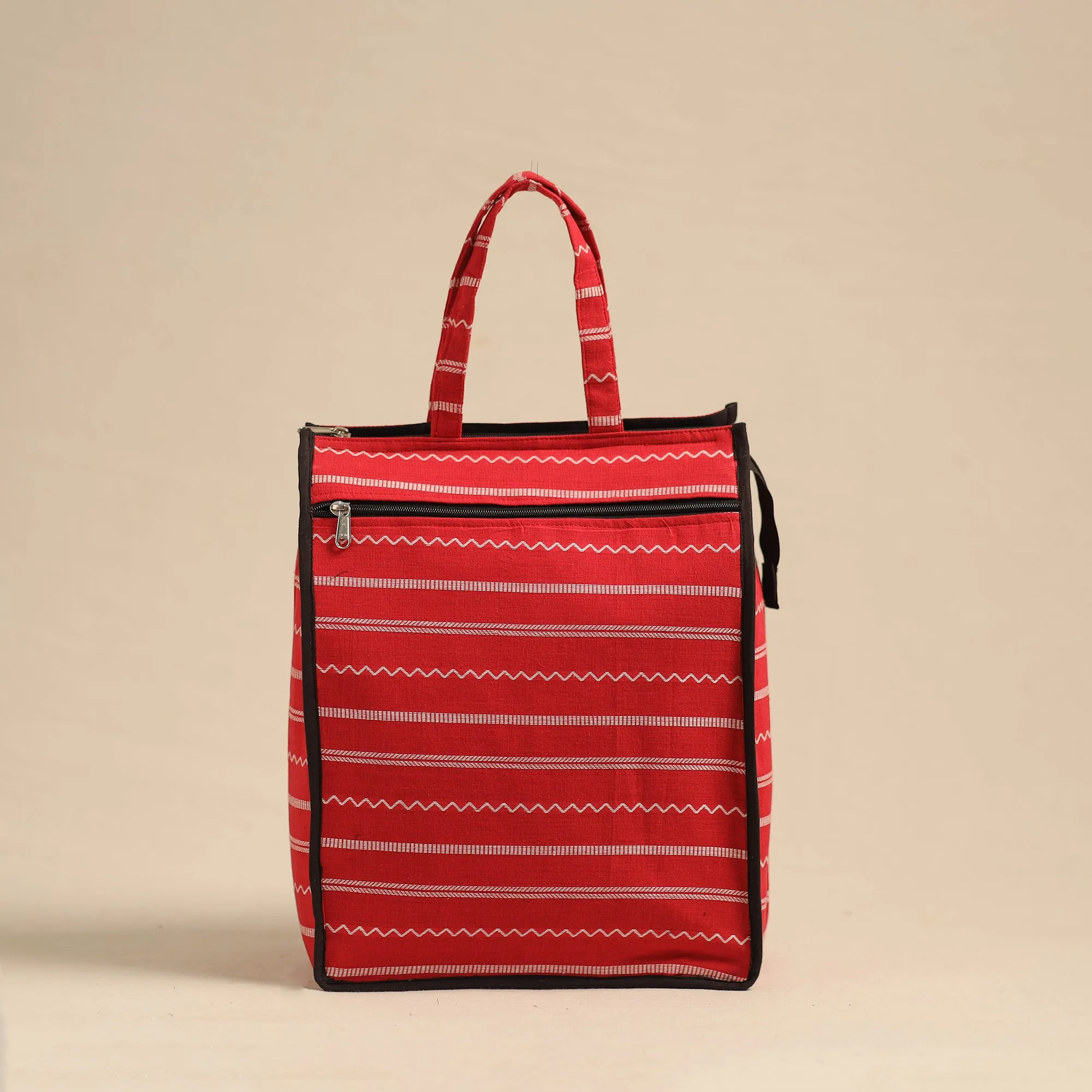 Red - Eco-Friendly Handmade Cotton Handbag for Women 27