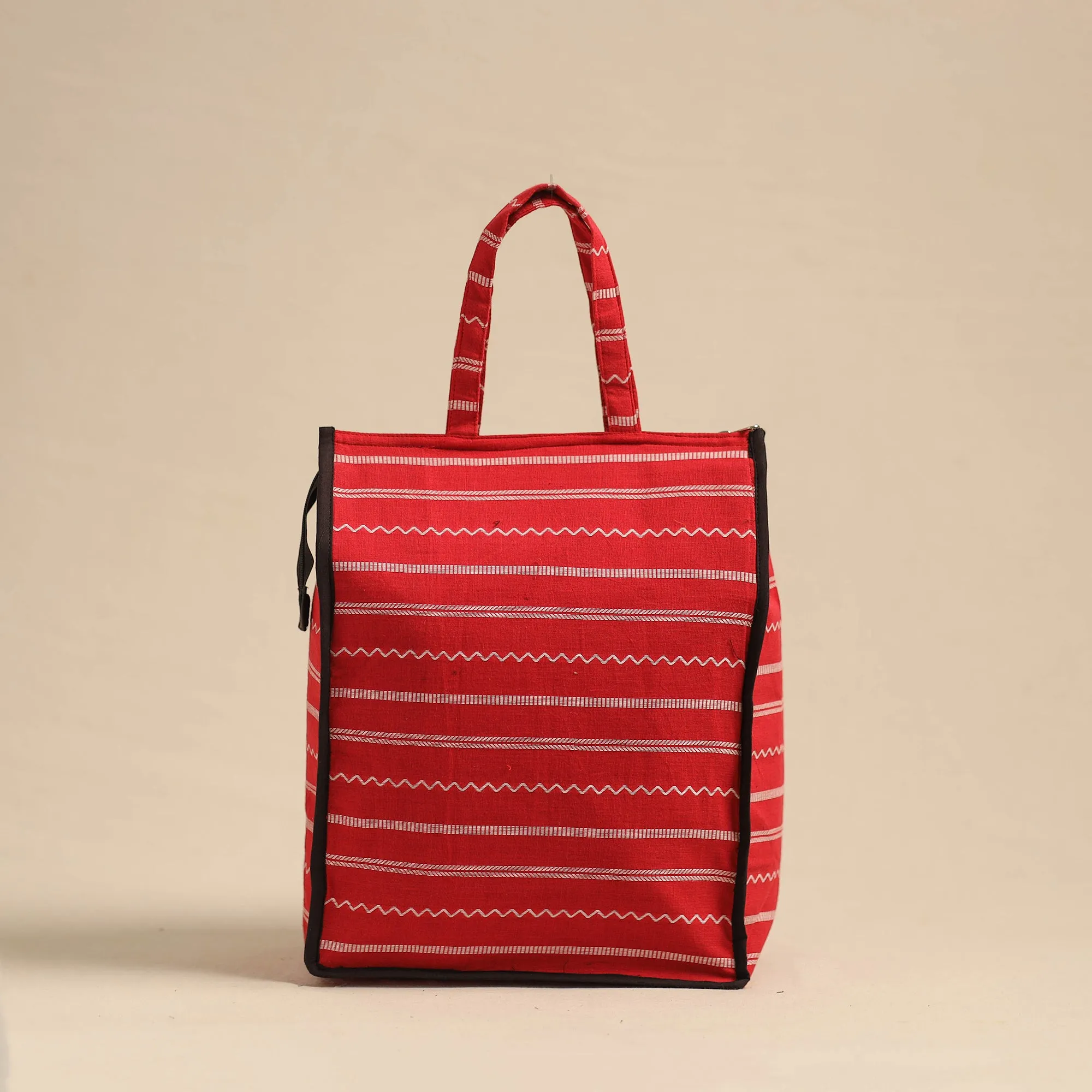 Red - Eco-Friendly Handmade Cotton Handbag for Women 27