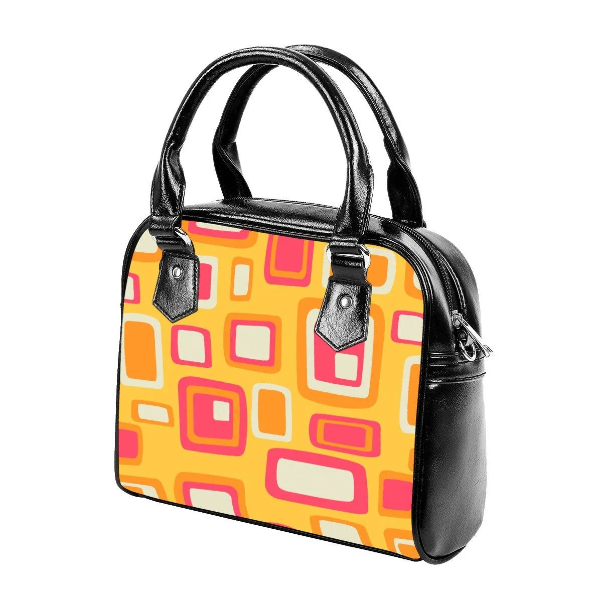 Retro Handbag, Retro Purse,  Women's Purse, Mod 60s, Women's Handbag, Mod handbag, Vintage inspired Bag, 60s style handbag, Geometric Bag