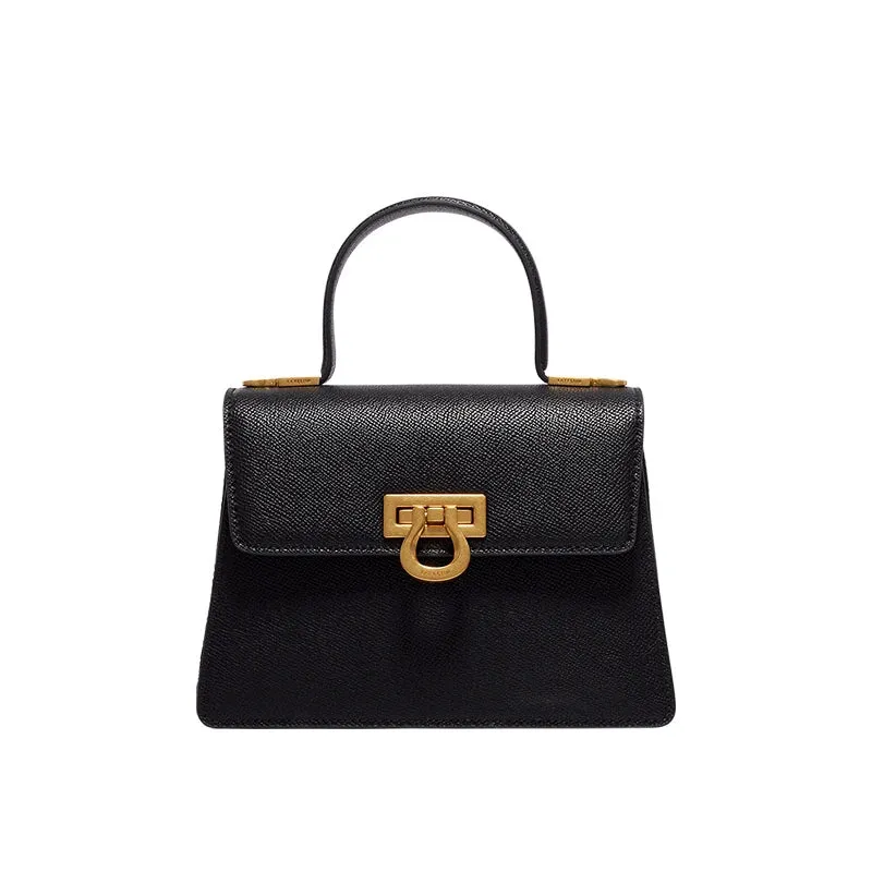 Retro Mini Leather Crossbody Bag