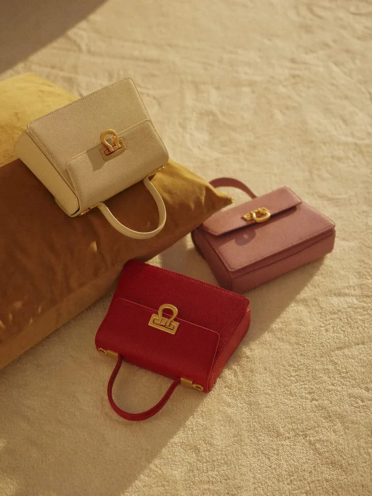 Retro Mini Leather Crossbody Bag