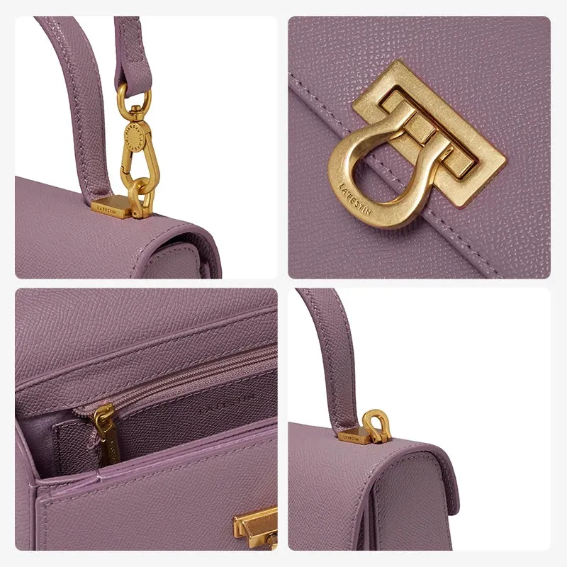 Retro Mini Leather Crossbody Bag