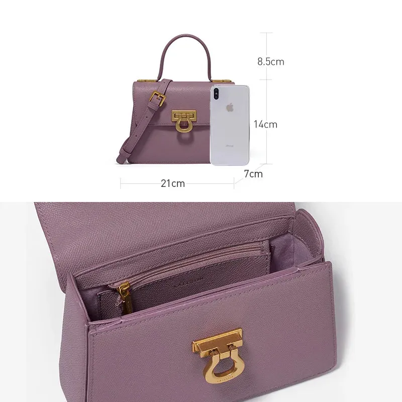Retro Mini Leather Crossbody Bag