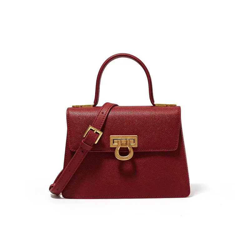 Retro Mini Leather Crossbody Bag