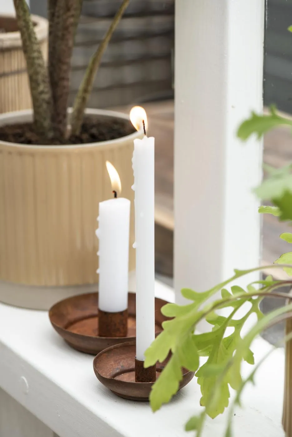 Rusty Candle Holder