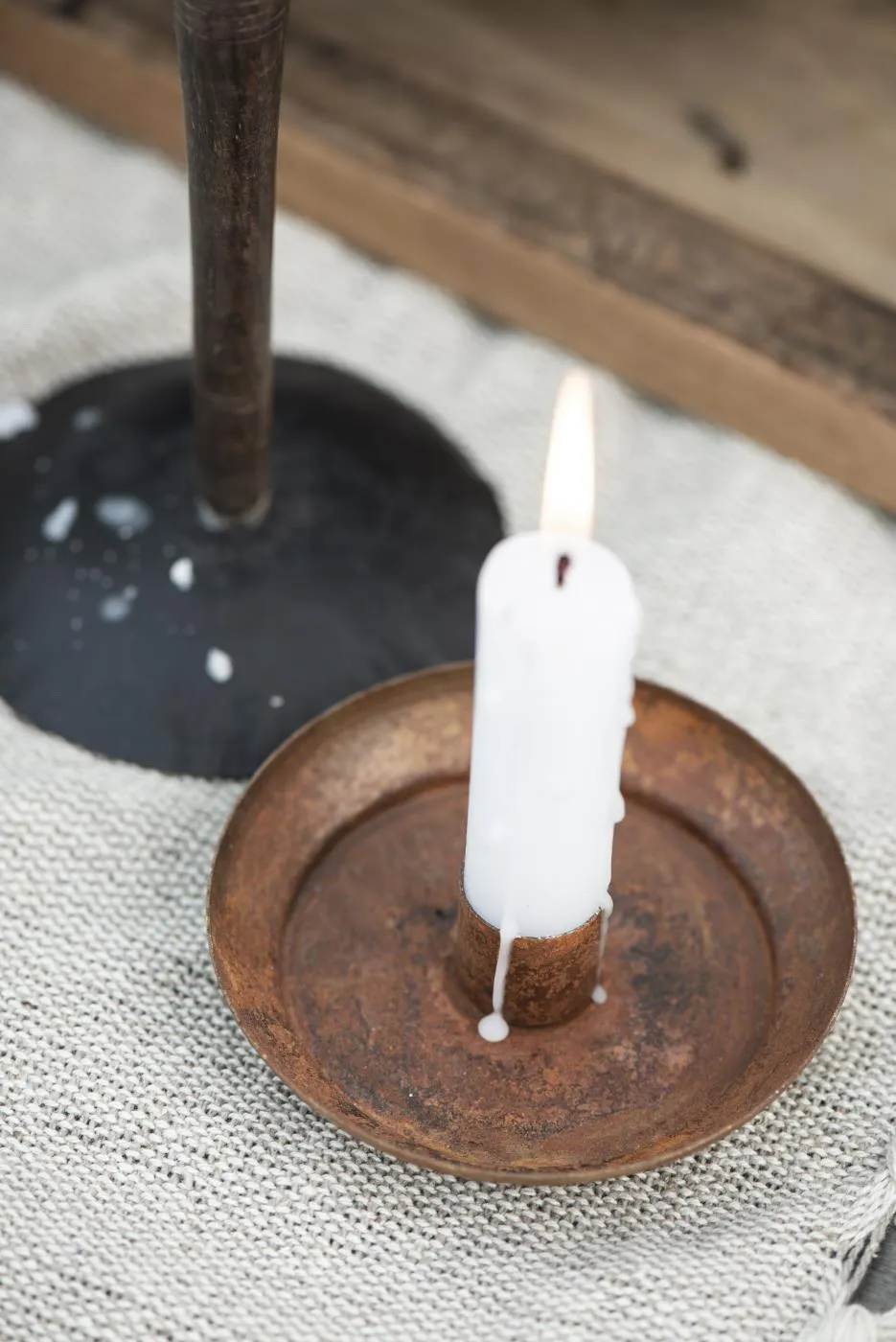 Rusty Candle Holder