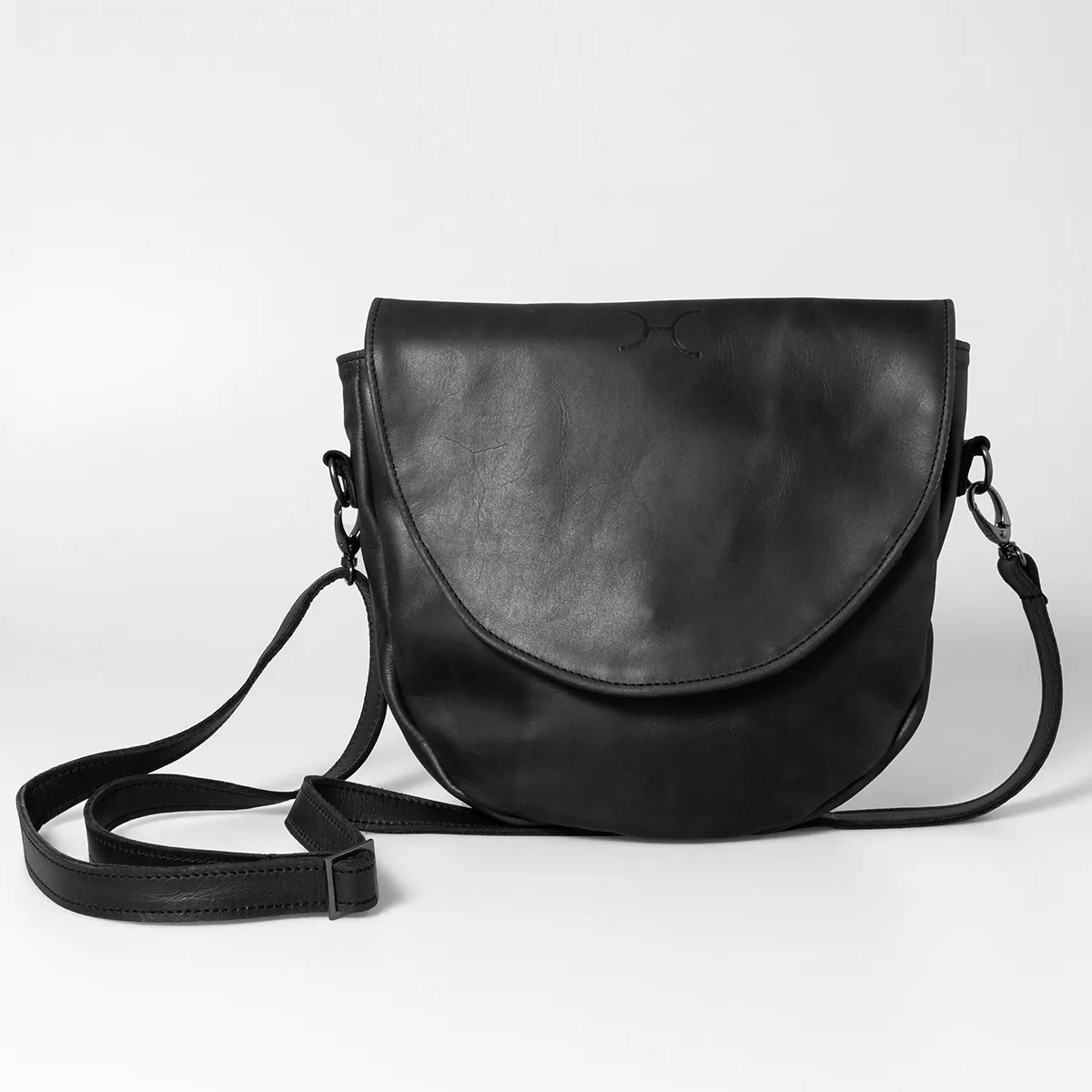 Saddle Handbag Leather