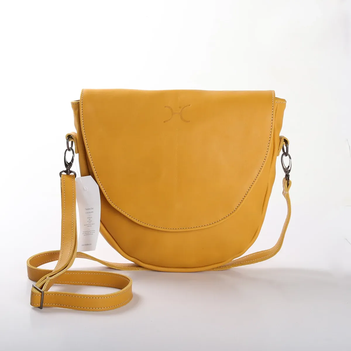 Saddle Handbag Leather