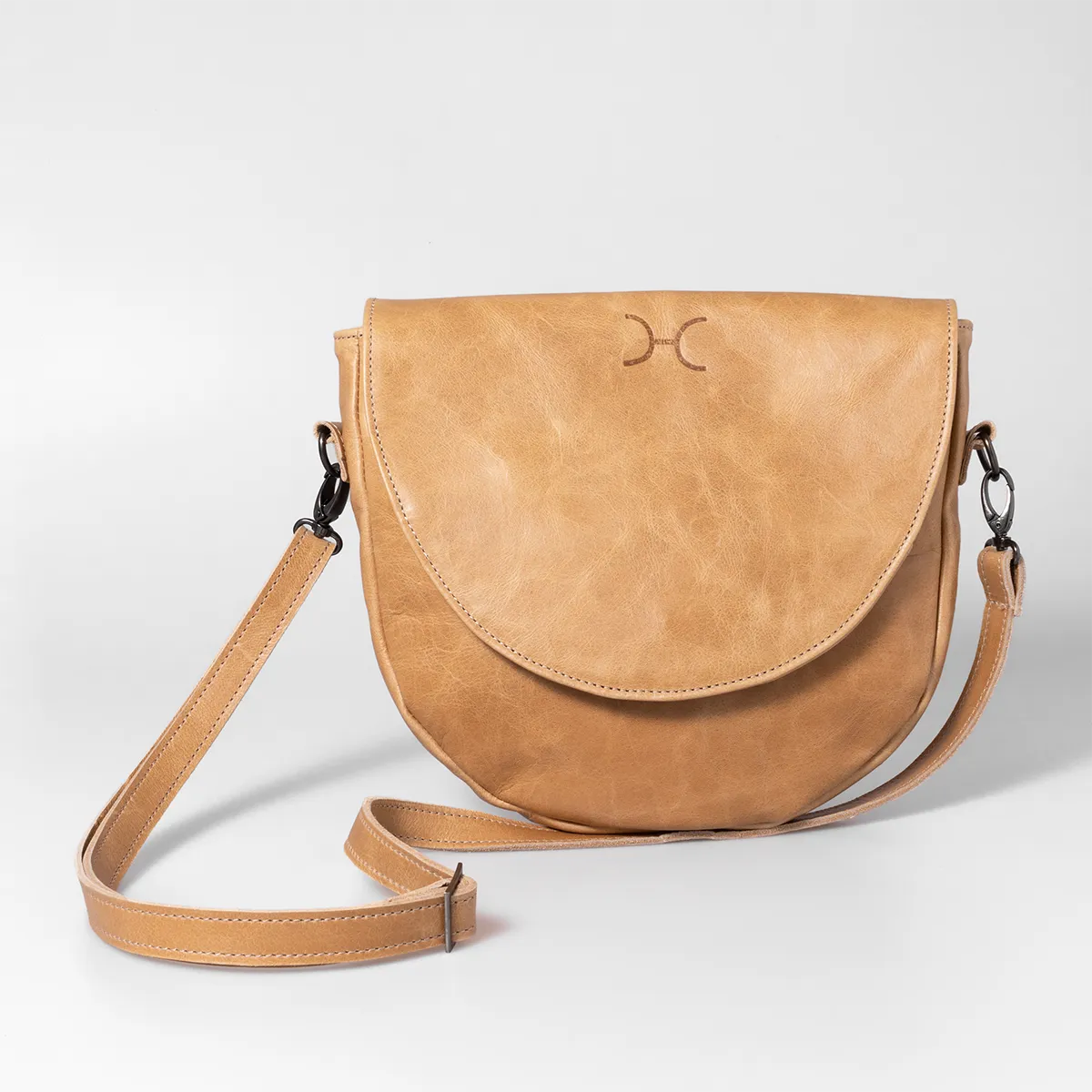 Saddle Handbag Leather