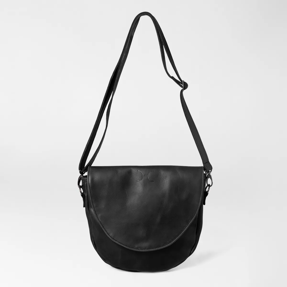 Saddle Handbag Leather