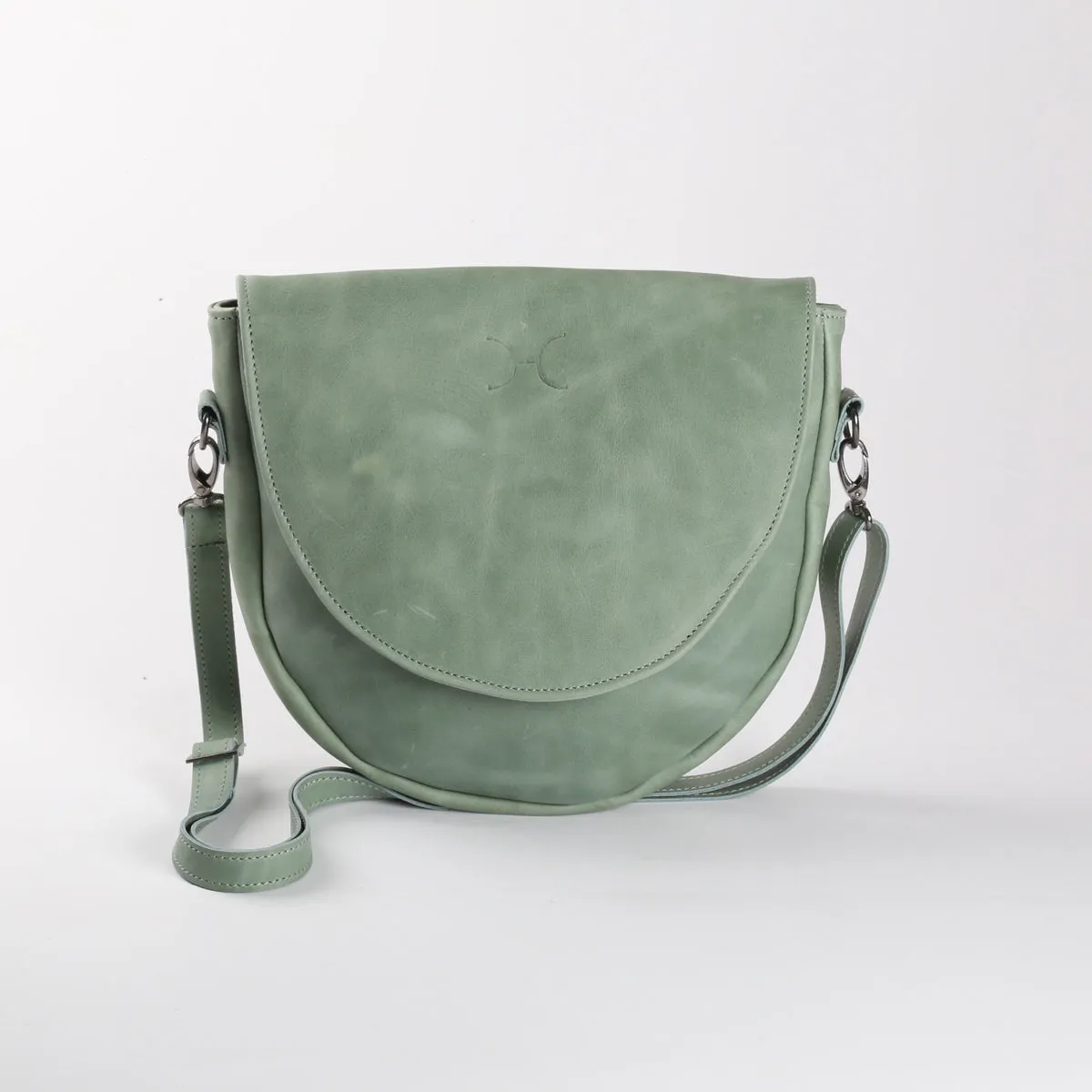 Saddle Handbag Leather