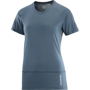 Salomon Women&#x27;s Cross Run Tee Midnight Navy | Buy Salomon Women&#x27;s Cross Run Tee Midnight Navy here | Outnorth