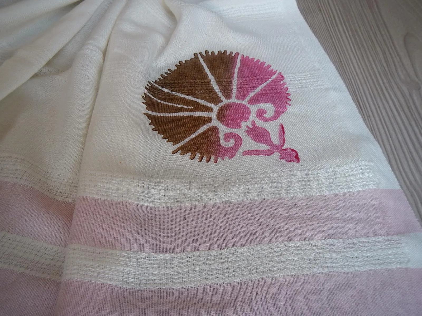 Santorini Sarong Magnolia Turkish Towel