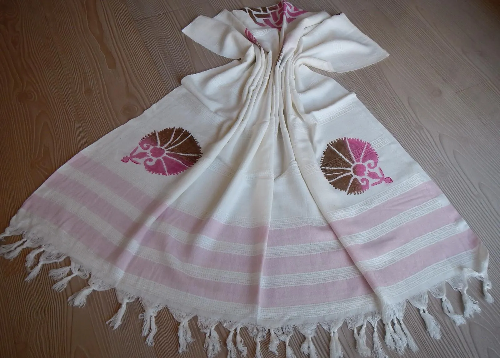 Santorini Sarong Magnolia Turkish Towel