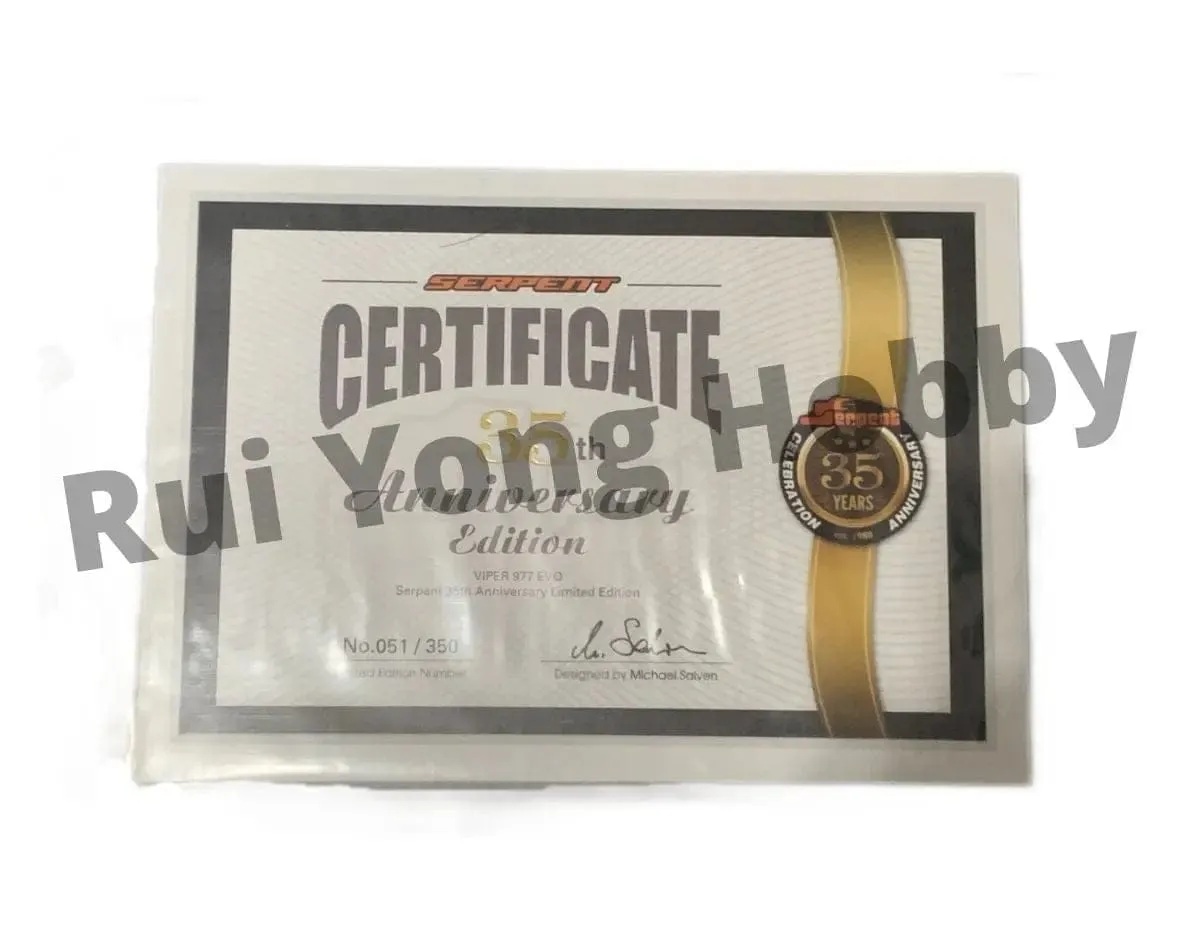 Serpent Viper 977-EVO-35A Limited Edition 1/8 GP Kit